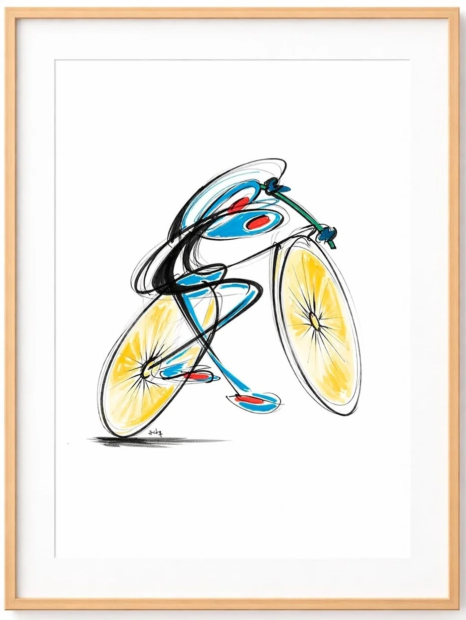 Bicicleta Abstracta